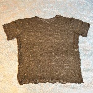 Brown Lace Top